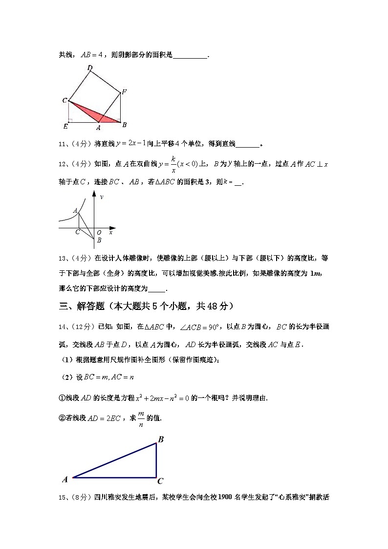 2024-2025学年江苏省苏州市园区第十中学数学九上开学学业水平测试模拟试题【含答案】第3页