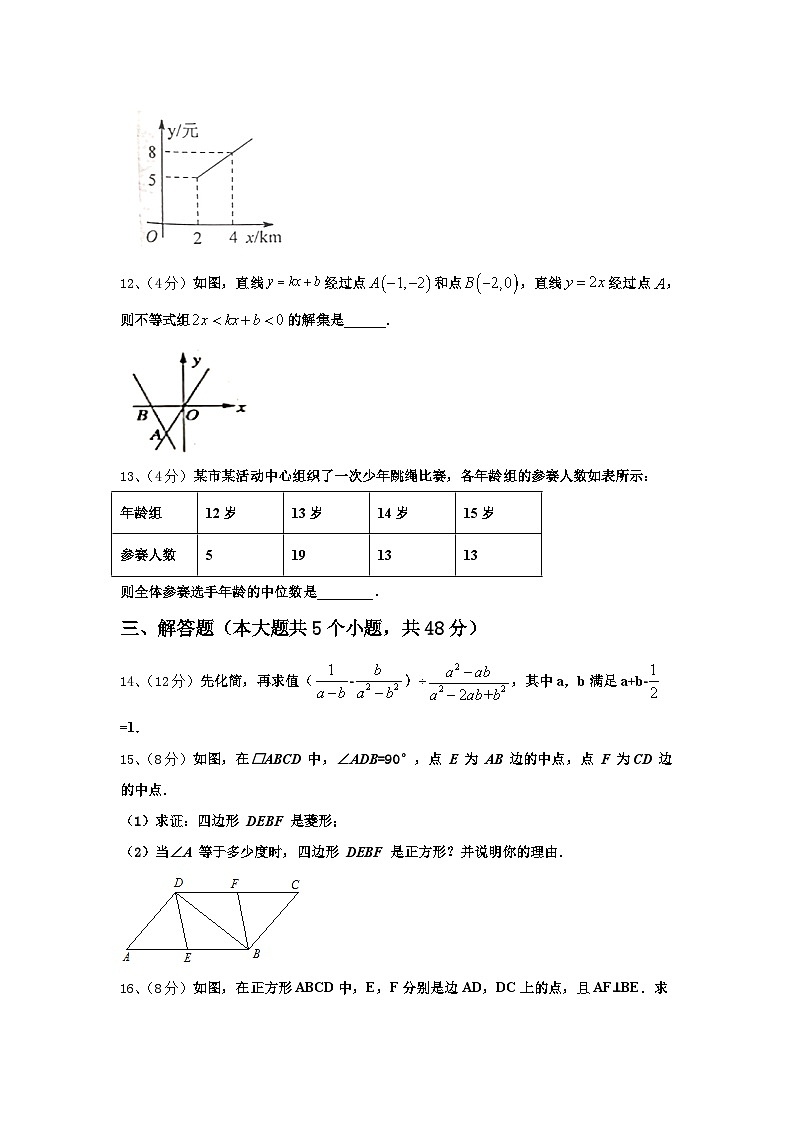 2024-2025学年黔南市重点中学九年级数学第一学期开学复习检测试题【含答案】第3页