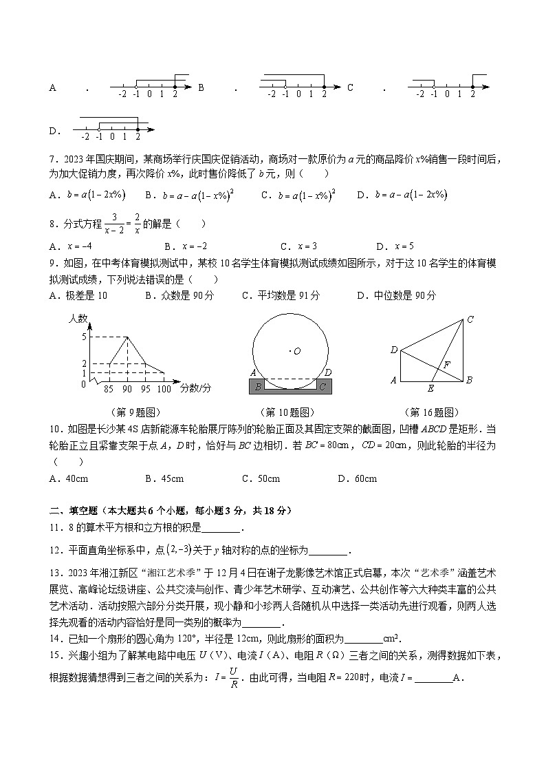 【专项练习】全套专题数学2023-2024教科院四 中考九年级下学期期末数学试卷不含解析第2页