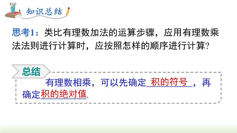 华东师大版(2024)七年级数学上册1.9.1 有理数的乘法法则 同步课件第7页