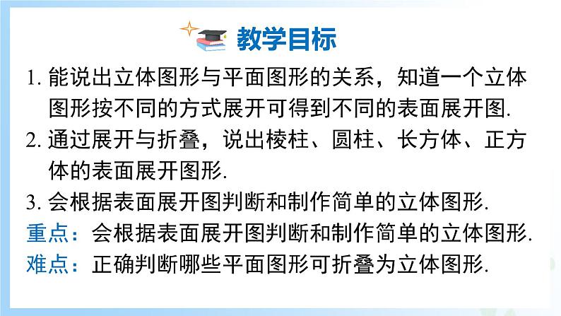 华东师大版(2024)七年级数学上册3.3 立体图形的表面展开图 同步课件02
