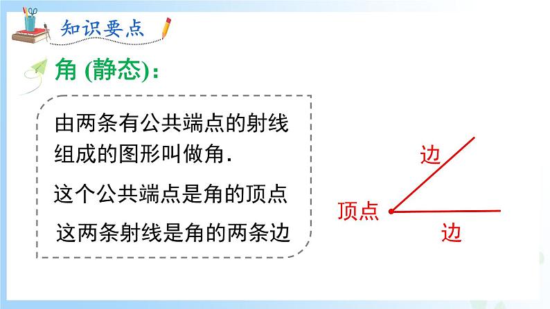 华东师大版(2024)七年级数学上册3.6.1 角 同步课件第5页