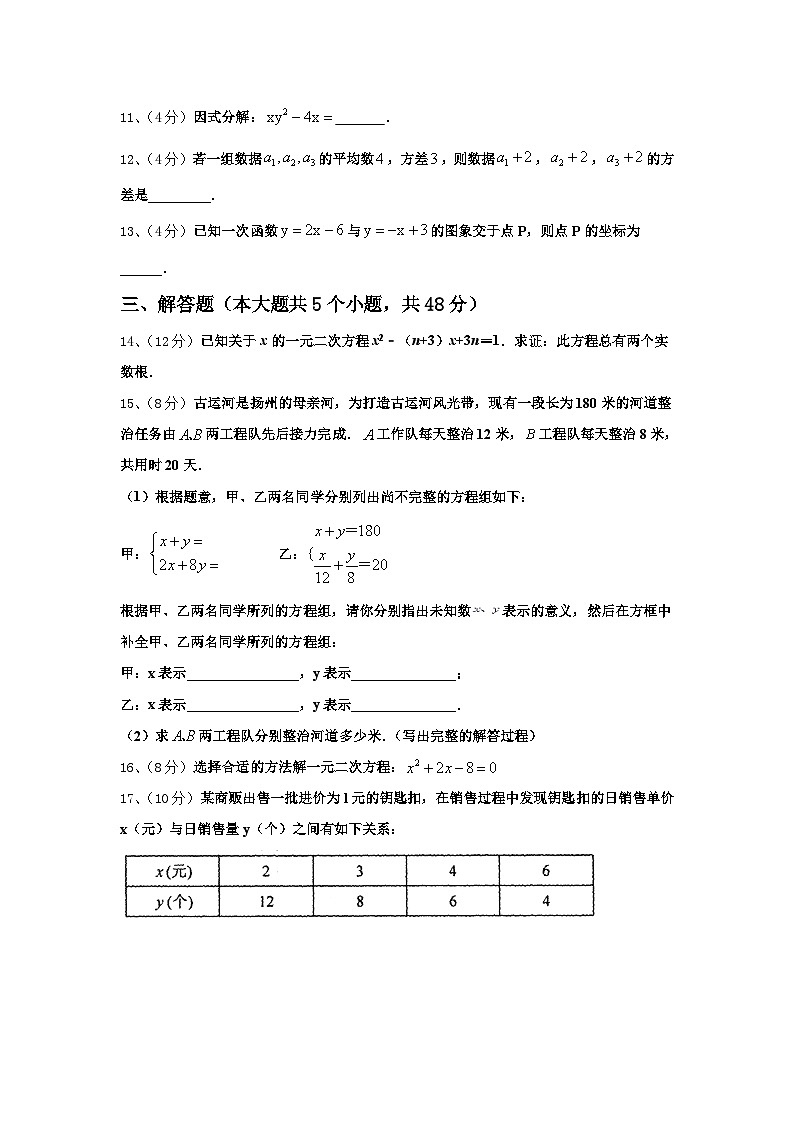 2024-2025学年山东省郯城县红花镇初级中学九上数学开学综合测试模拟试题【含答案】第3页