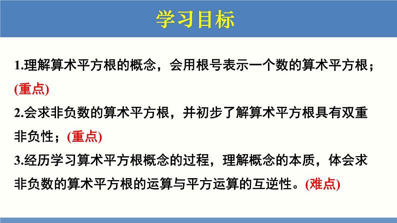 2.2 平方根第1课时(同步课件)八年级数学上册同步课堂(北师大版)第2页
