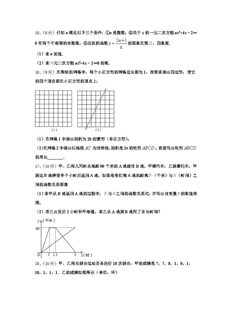 2024-2025学年天津市东丽区名校九上数学开学达标检测模拟试题【含答案】第3页