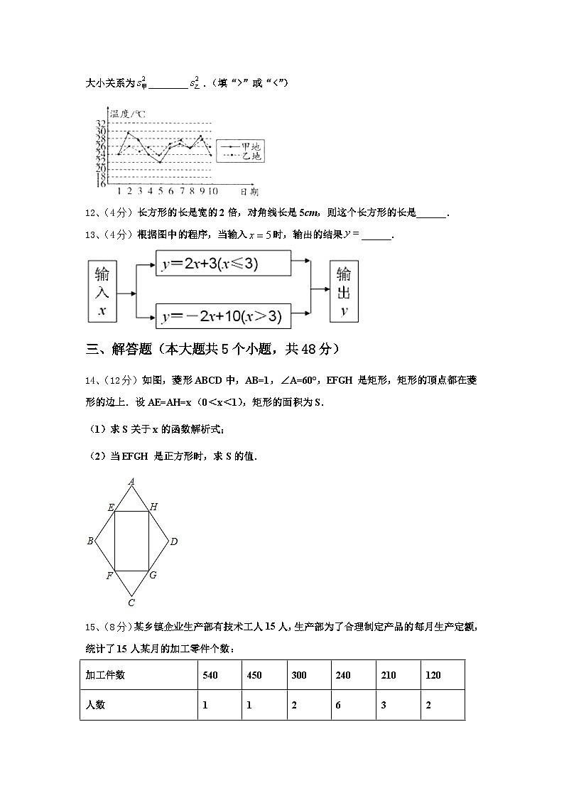 2024-2025学年云南省富宁县数学九上开学检测试题【含答案】第3页