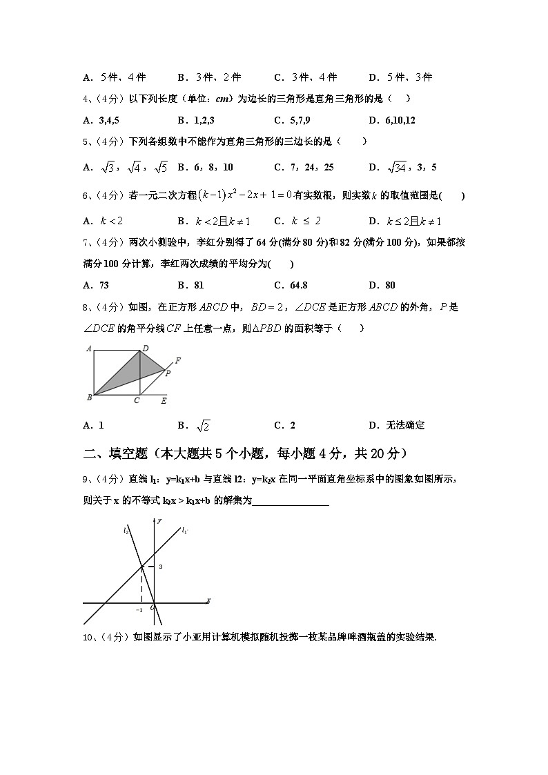 2024年北京市昌平区九上数学开学达标检测试题【含答案】02