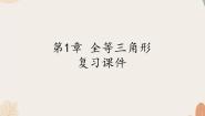 青岛版（2024）八年级上册1.1 全等三角形复习课件ppt