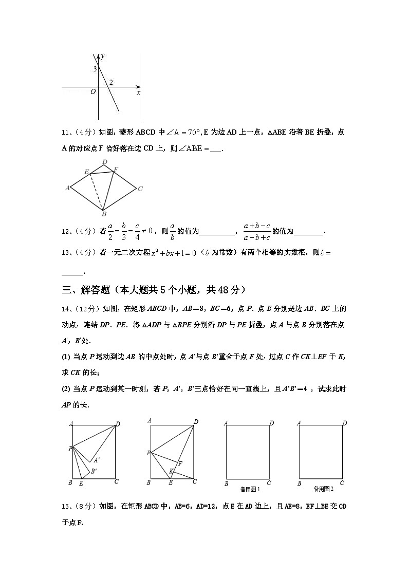 2024年福建省晋江市养正中学数学九年级第一学期开学达标检测模拟试题【含答案】03