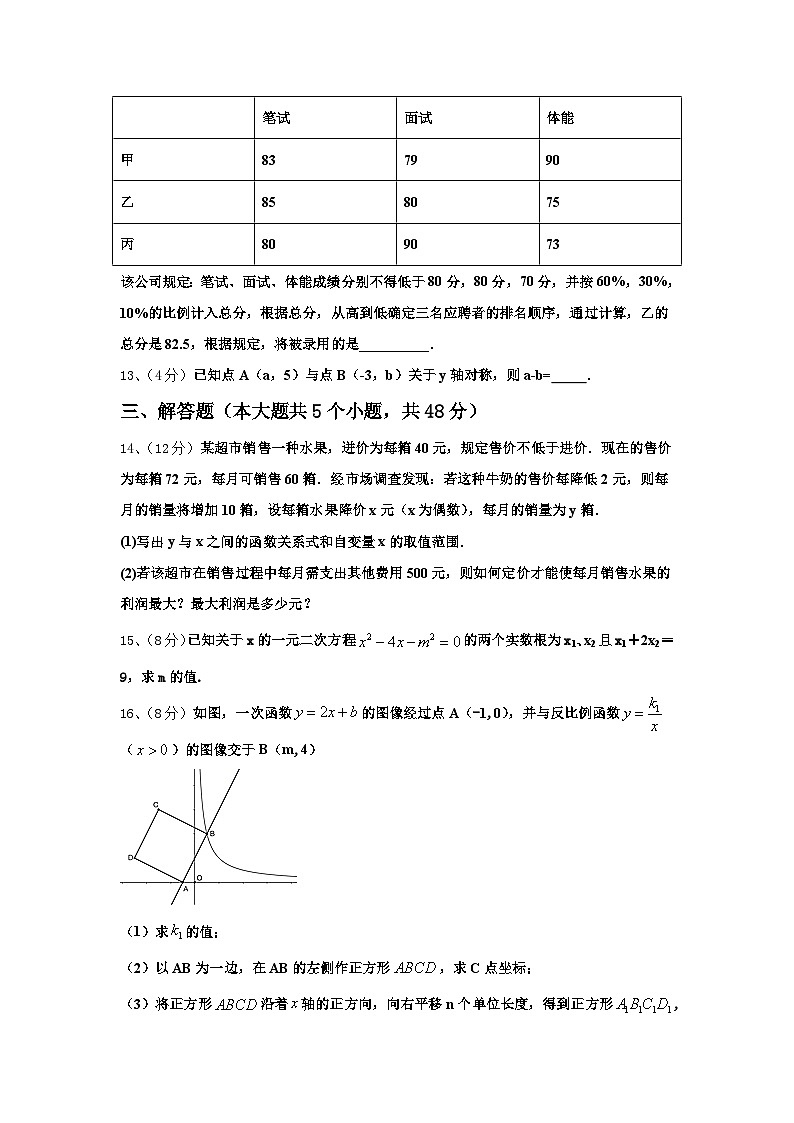 2024年广东省广州市第五中学数学九上开学达标测试试题【含答案】第3页