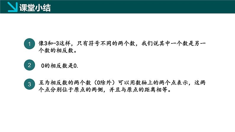 1.1.3相反数(同步课件)-2024-2025学年六年级数学上册同步精品课堂(沪教版2024)第7页