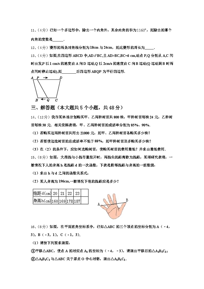 2024年河南省周口市一中学九上数学开学复习检测模拟试题【含答案】第3页