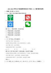辽宁省抚顺市望花区2023-2024学年八年级上学期期中考试数学试卷(含解析)