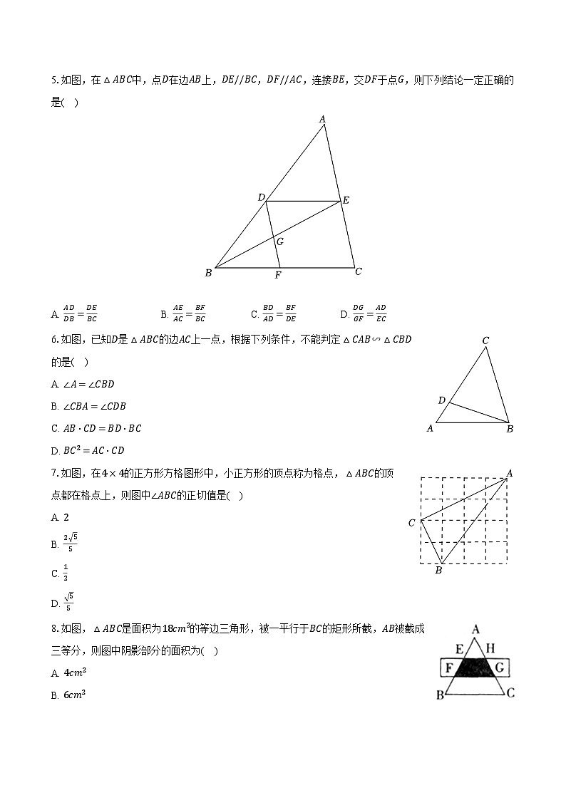 2024-2025学年山东省菏泽市单县希望中学九年级(上)期中数学模拟试卷(含解析)第2页