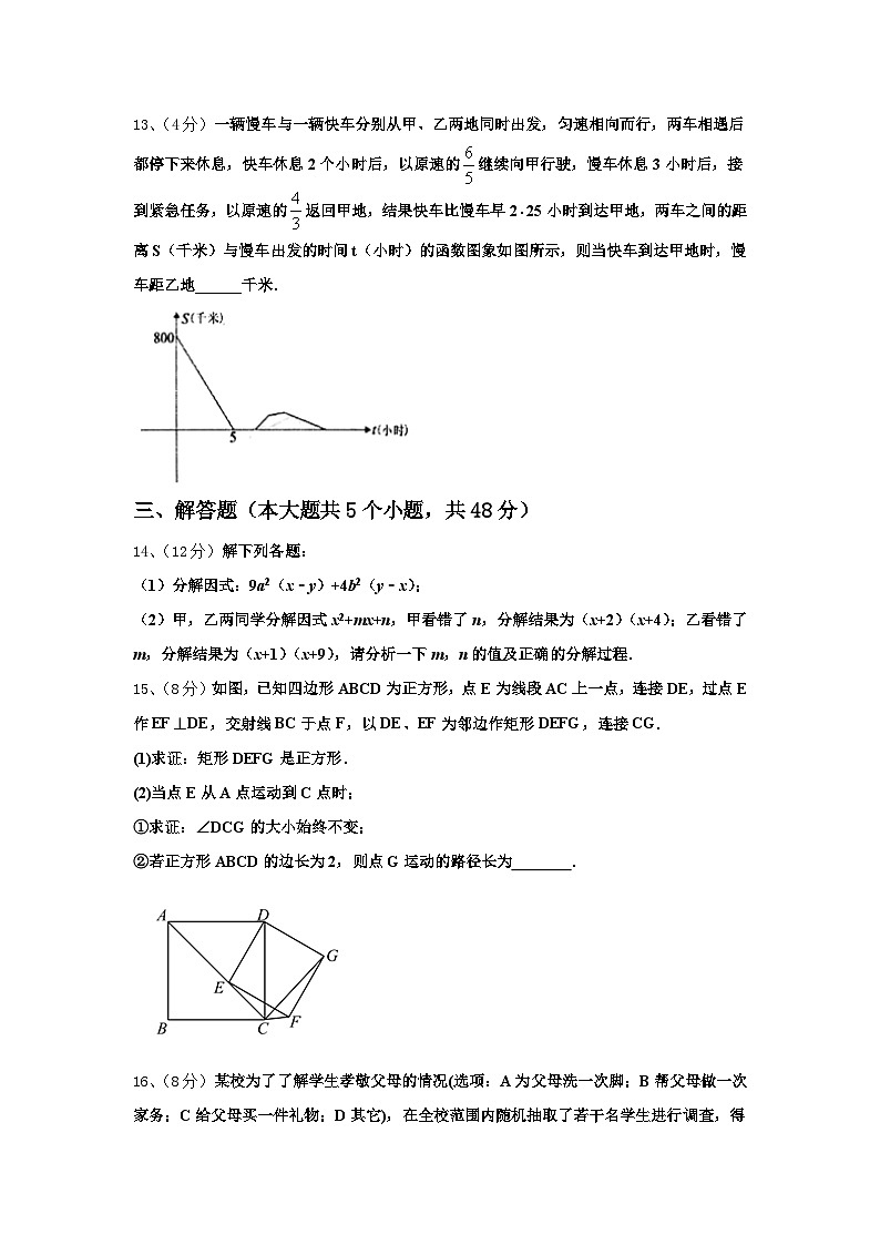 2024年四川省德阳市德阳市第五中学九上数学开学复习检测模拟试题【含答案】第3页