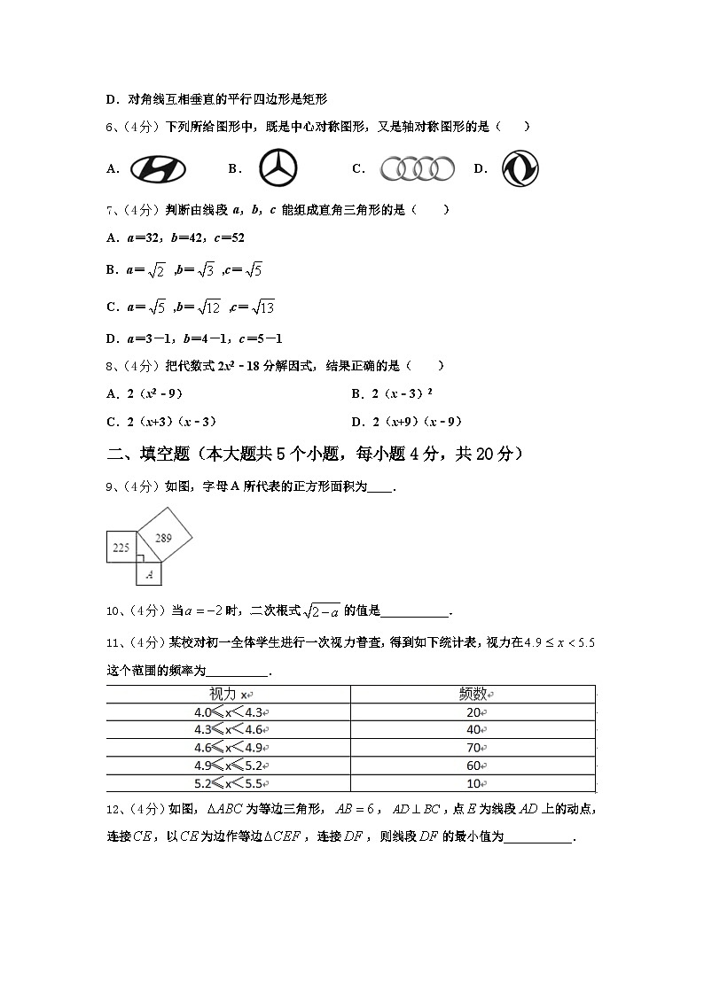 2025届福建省莆田市第六联盟学校数学九年级第一学期开学质量跟踪监视模拟试题【含答案】第2页