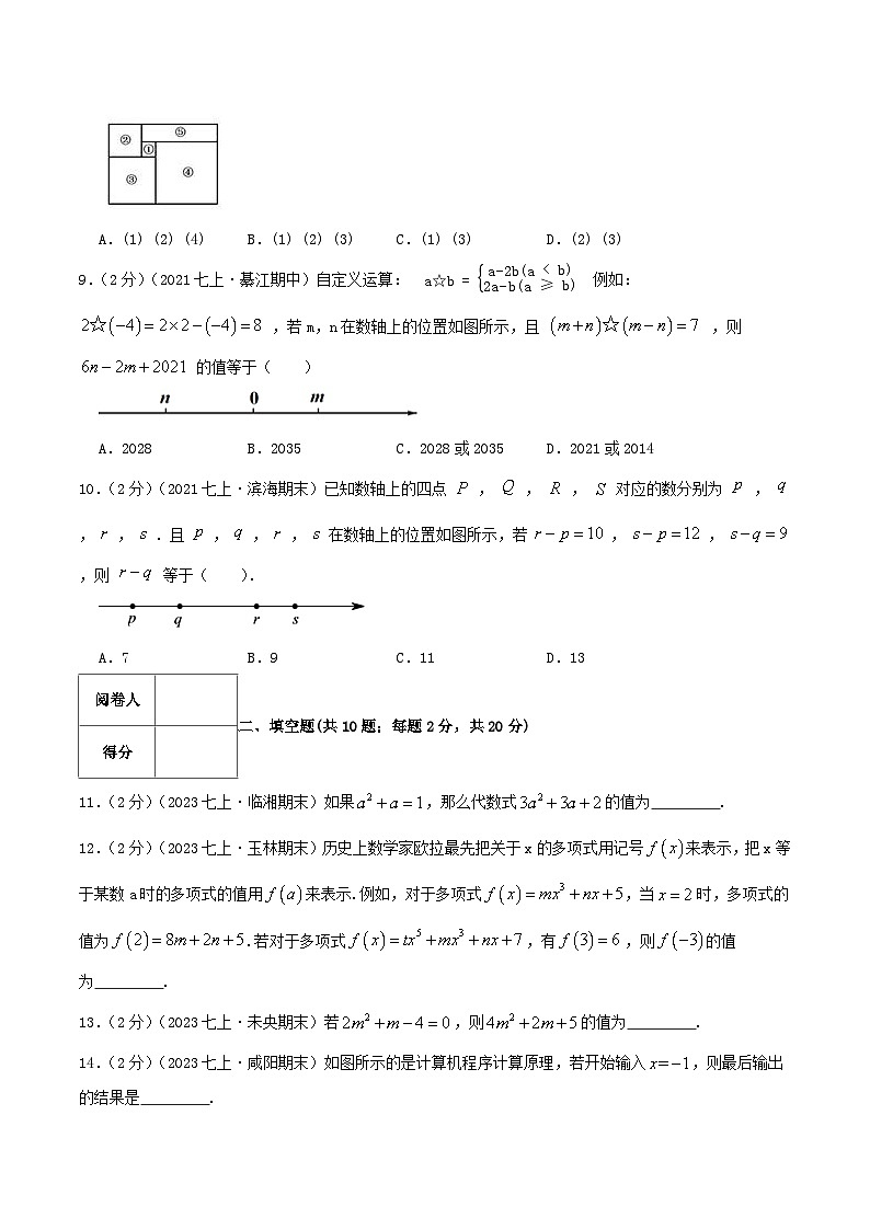 苏科版数学七年级上册全程通关培优(专项卷+章节复习+期中期末备考)第3章代数式(提优卷)特训(学生版+解析)第3页