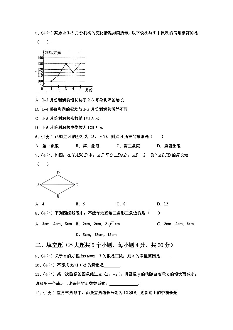 2025届海南省海南师范大附属中学九上数学开学调研试题【含答案】第2页