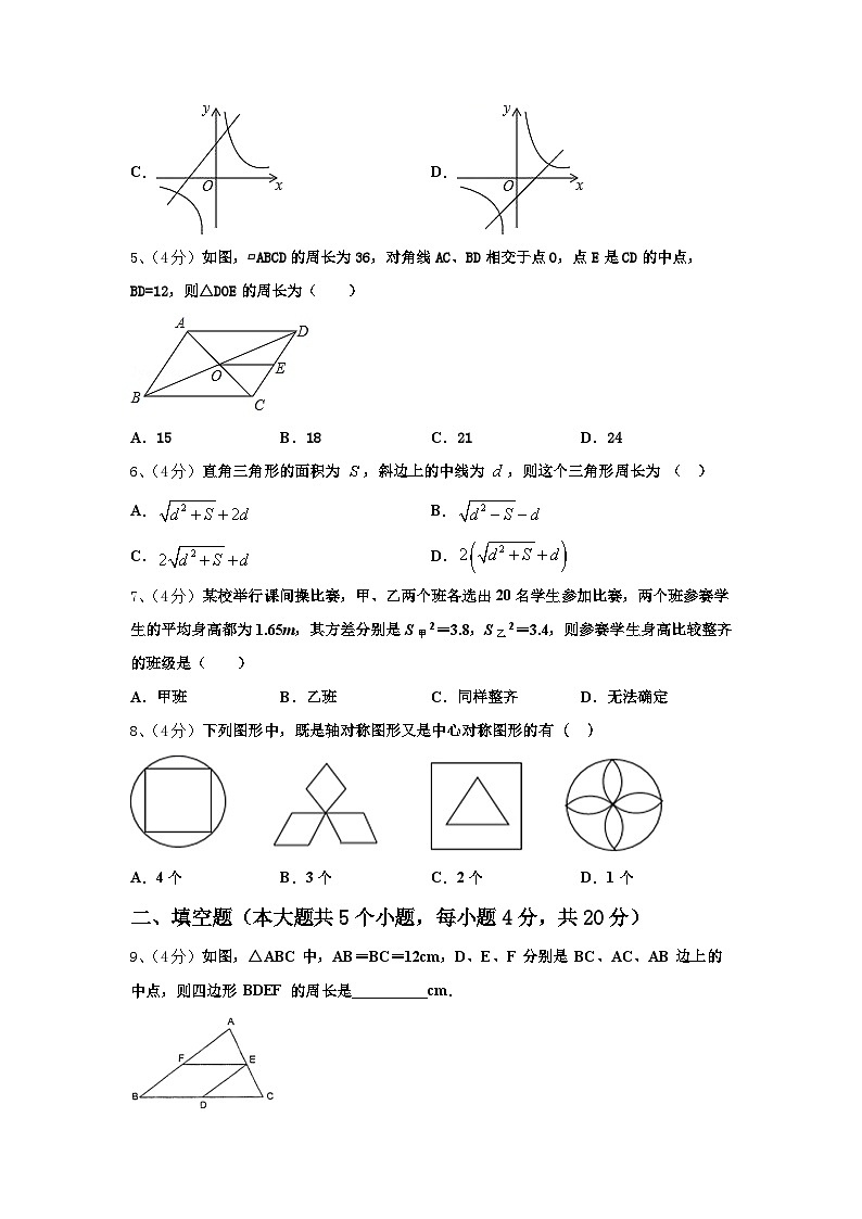 2025届河北省唐山丰南区六校联考数学九年级第一学期开学监测试题【含答案】02