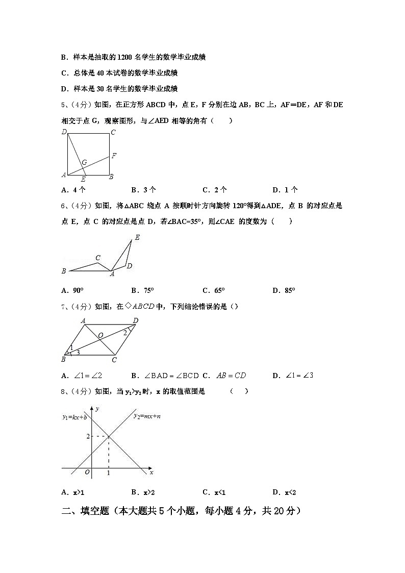 2025届河南省信阳固始县联考九上数学开学经典试题【含答案】第2页