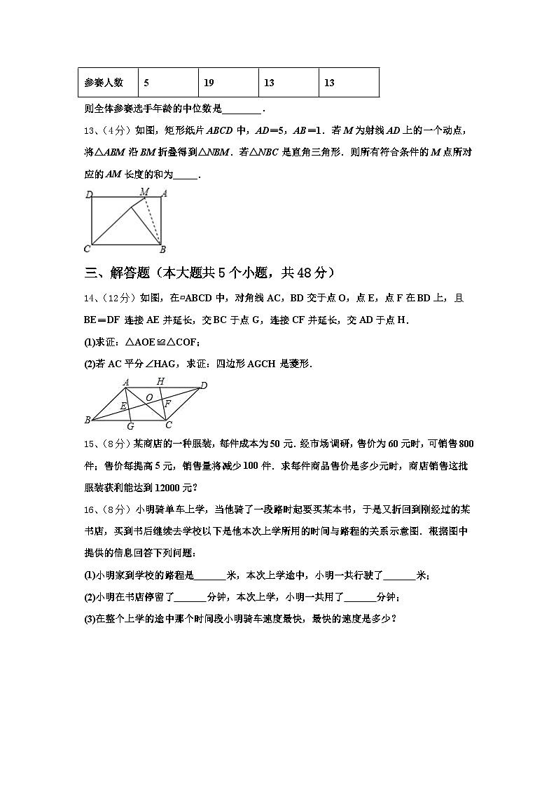2025届河南省信阳市浉河区九年级数学第一学期开学检测模拟试题【含答案】第3页