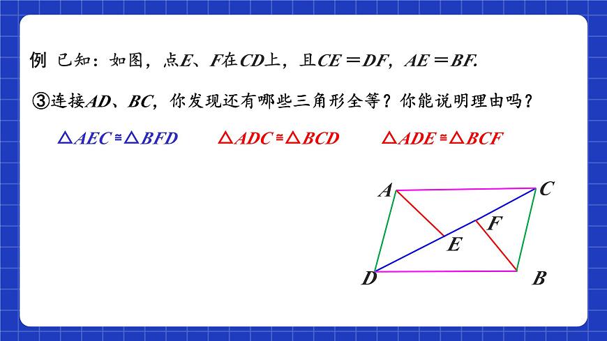 蘇科版八上數(shù)學(xué) 1.3《探索三角形全等的條件（第2課時）》課件第7頁