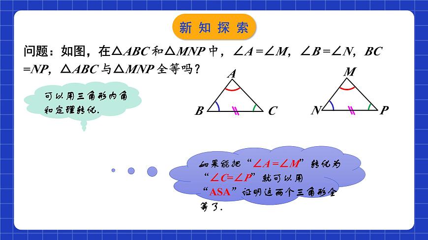 蘇科版八上數學 1.3《探索三角形全等的條件（第4課時）》課件第4頁