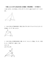 人教版（2024）八年级上册12.3 角的平分线的性质课后练习题