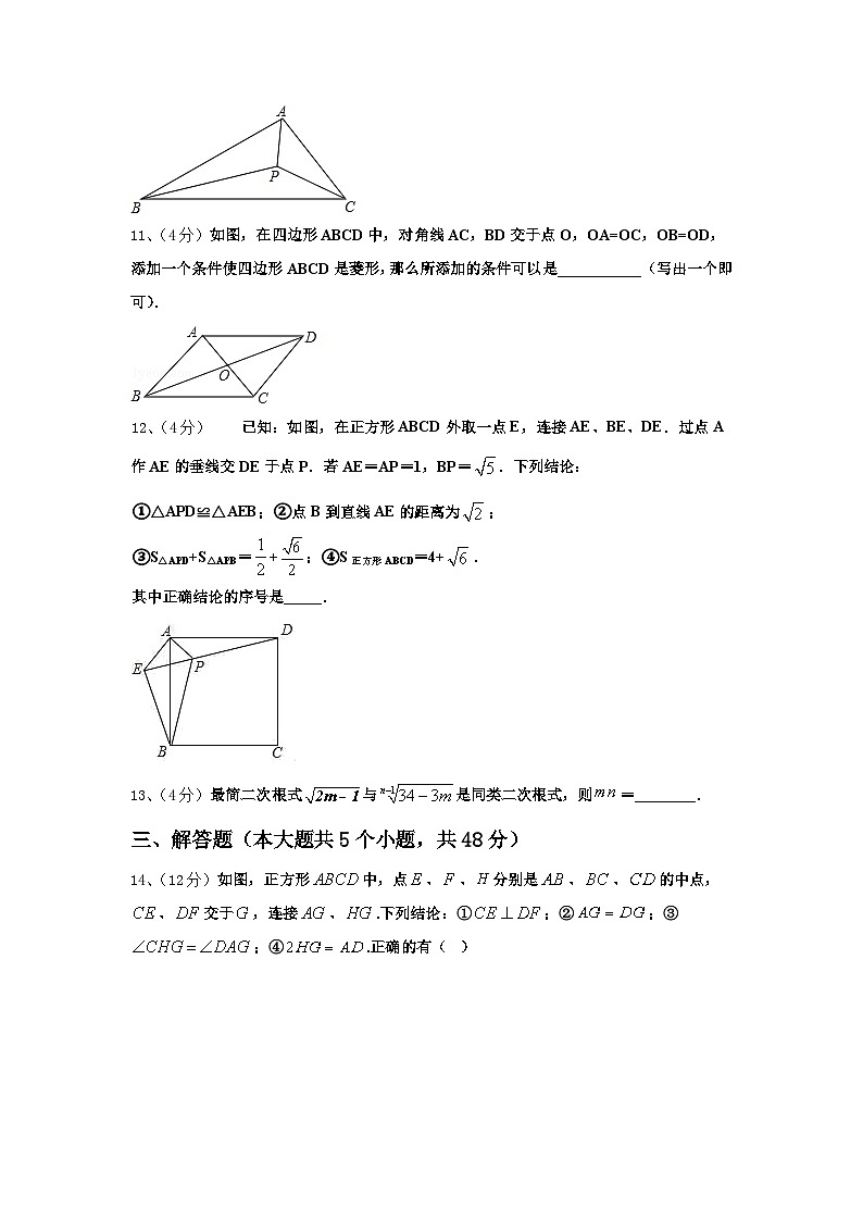 2025届江苏省东台市九上数学开学综合测试试题【含答案】第3页