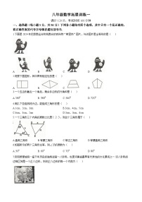 河南省安阳市滑县2024-2025学年八年级上学期10月月考数学试题
