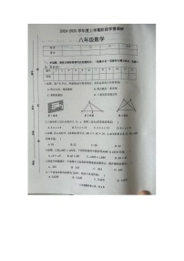 山东省临沂市2024-2025学年八年级上学期数学月考试题