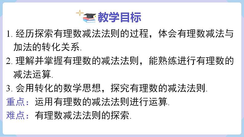(湘教版2024)七年级数学上册同步1.4.2 有理数的减法 课件+教案+同步练习02