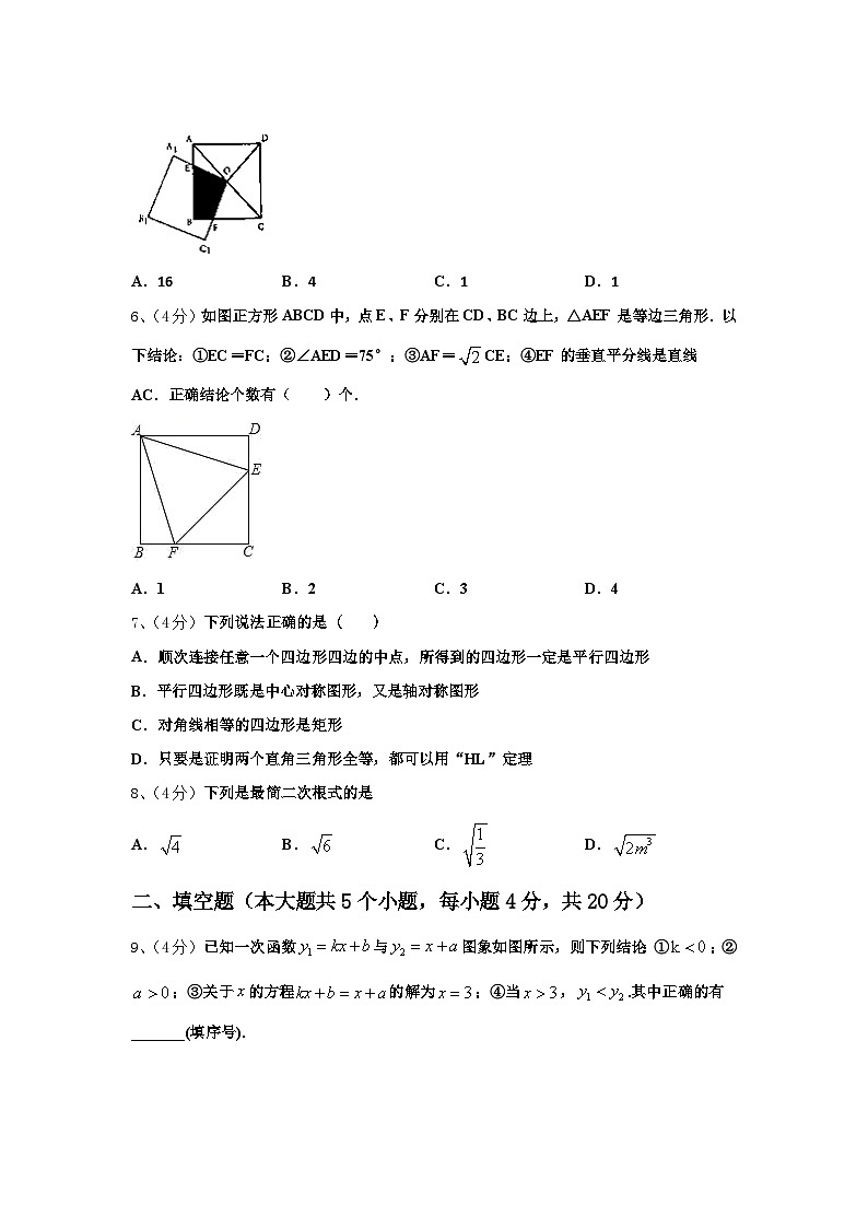 北京海淀十一学校2024-2025学年数学九上开学质量检测模拟试题【含答案】第2页