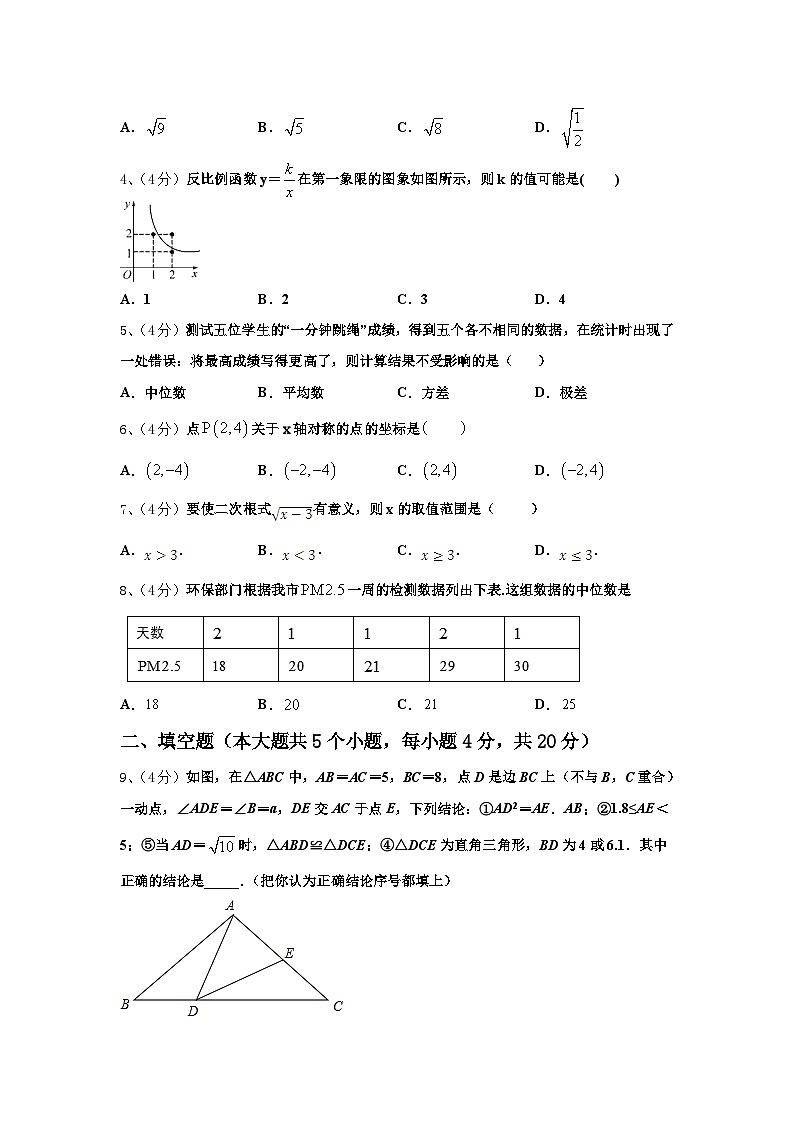 北京市第三中学2024-2025学年九上数学开学质量检测模拟试题【含答案】第2页