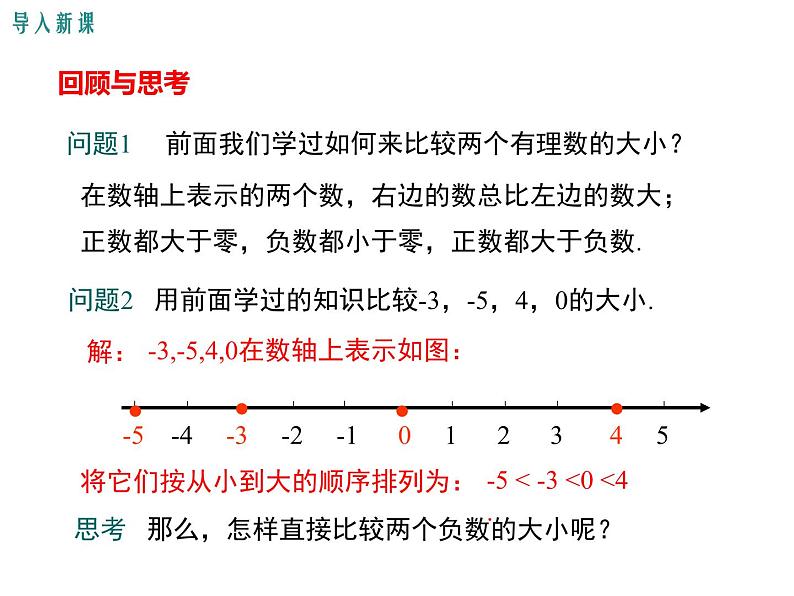 华东师大版初中初中七年级上册2.5 有理数的大小比较课件第3页
