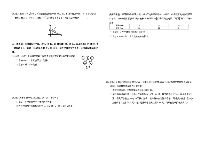 湖南省岳阳市岳阳县岳阳经济技术开发区长岭中学2024-2025学年九年级上学期10月月考数学试题第2页