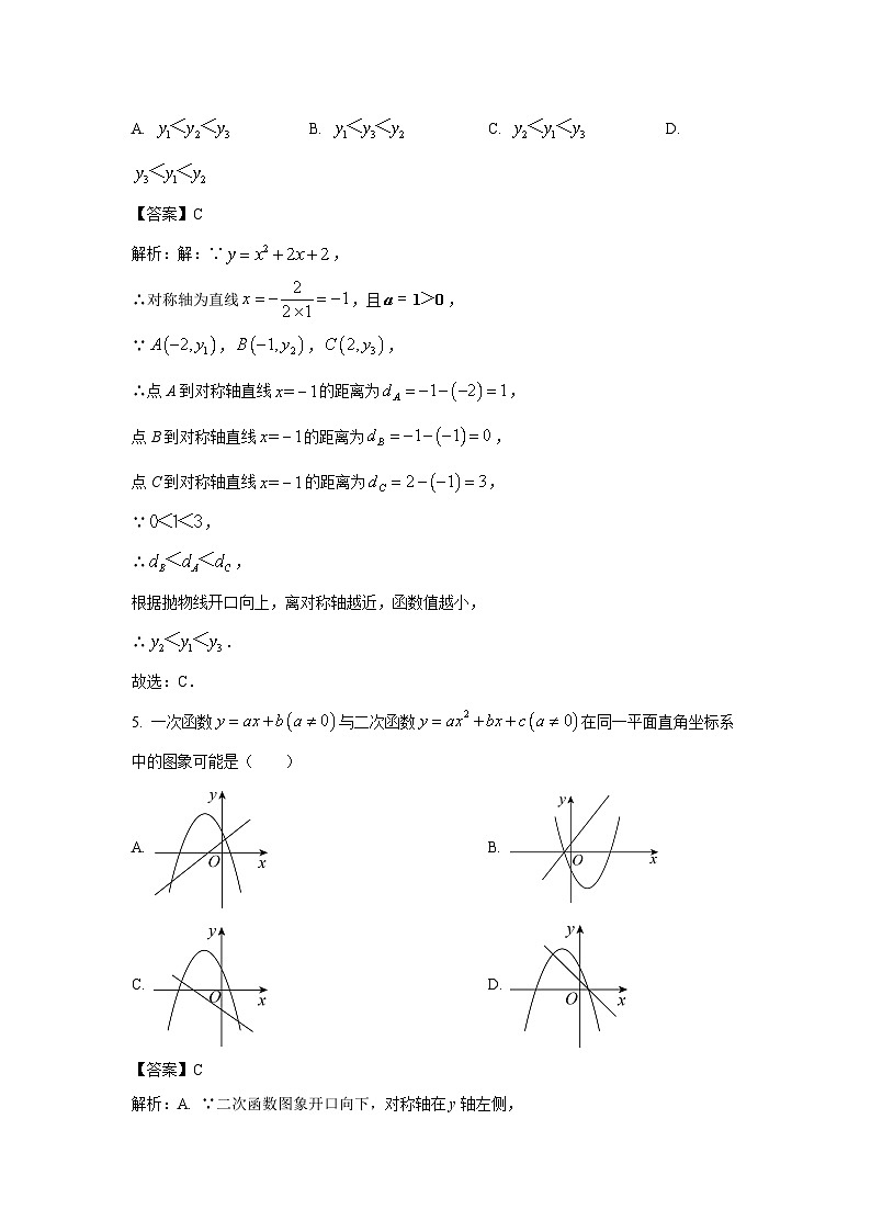 黑龙江省大庆市肇源县(五四学制)2023-2024学年九年级上学期期中数学试卷(含解析)第2页