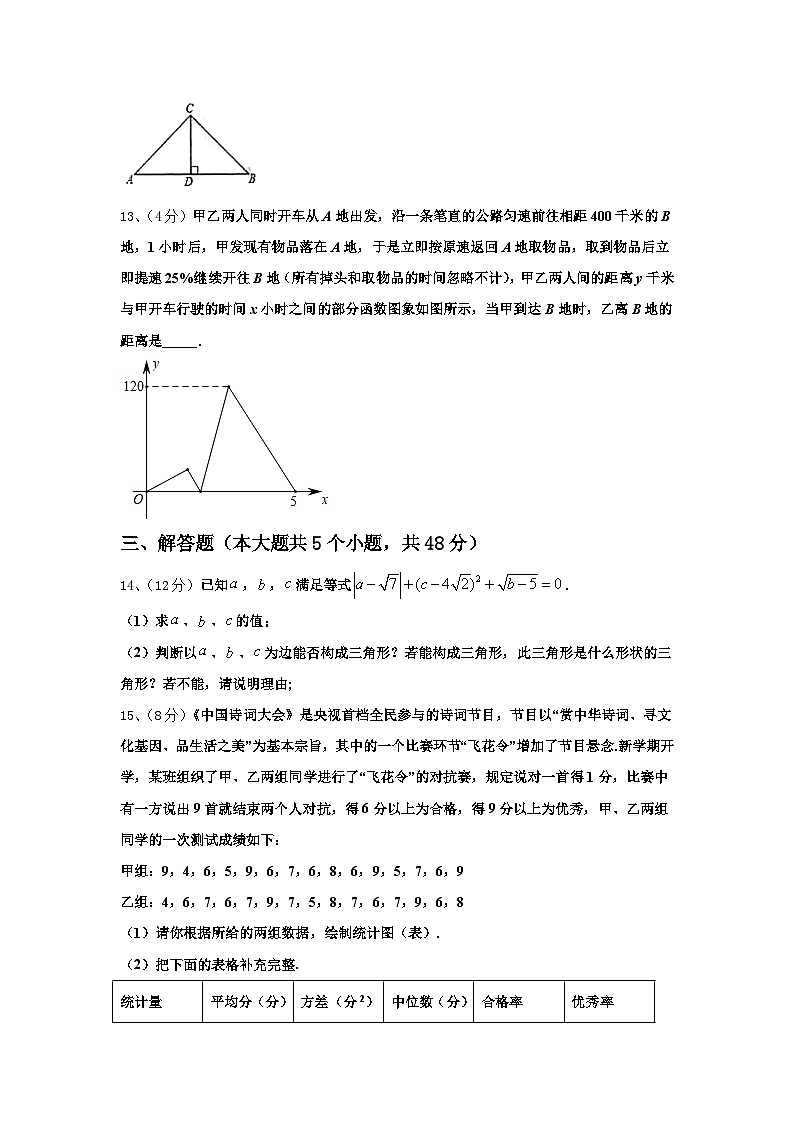 北京四十四中学2025届数学九年级第一学期开学质量检测模拟试题【含答案】第3页