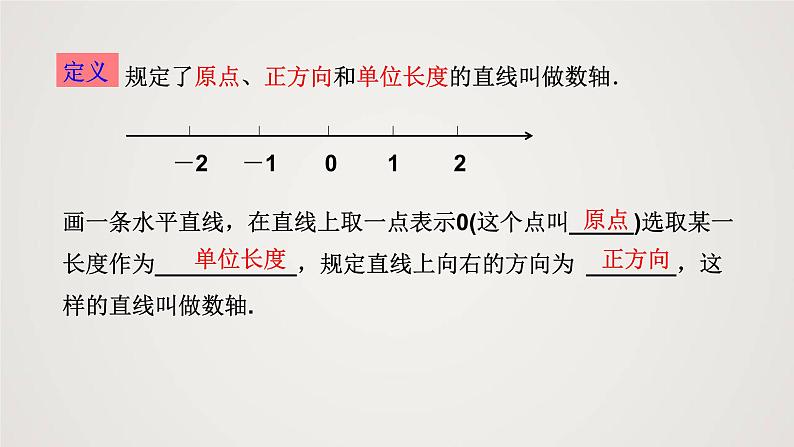 北师版初中七上数学2.2 数轴(课件)第8页