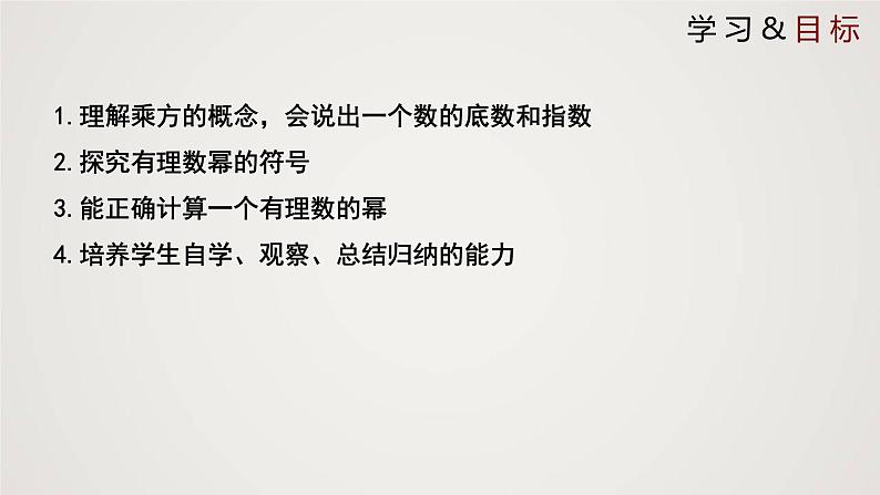 北师版初中七上数学2.9.2 有理数的乘方(课件)第2页