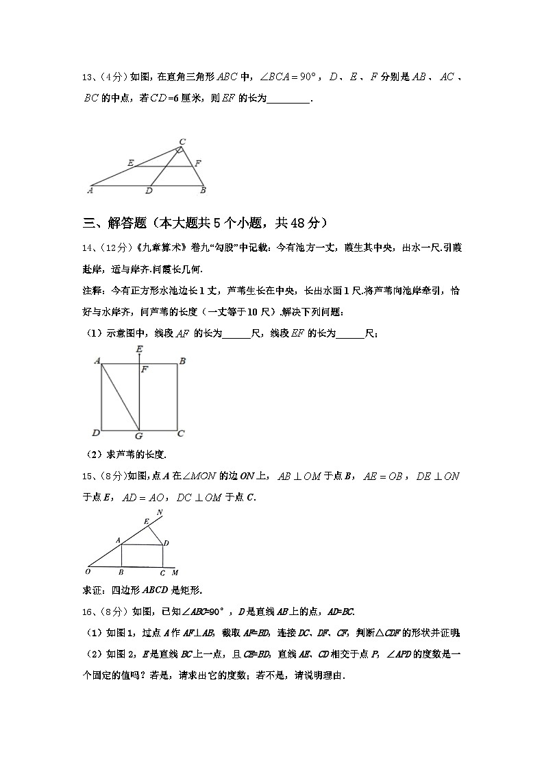 成都市高新区草池初中2024-2025学年九上数学开学预测试题【含答案】第3页