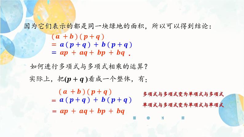 14.1.4 课时2 多项式与多项式的乘法 初中数学人教版八年级上册课件第6页