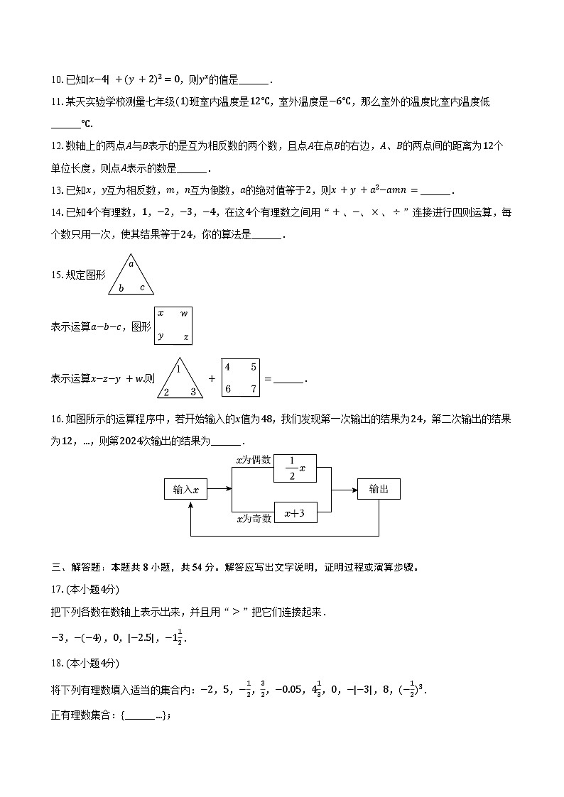 2024-2025学年江苏省镇江市七年级(上)第一次月考数学模拟试卷(含答案)第2页