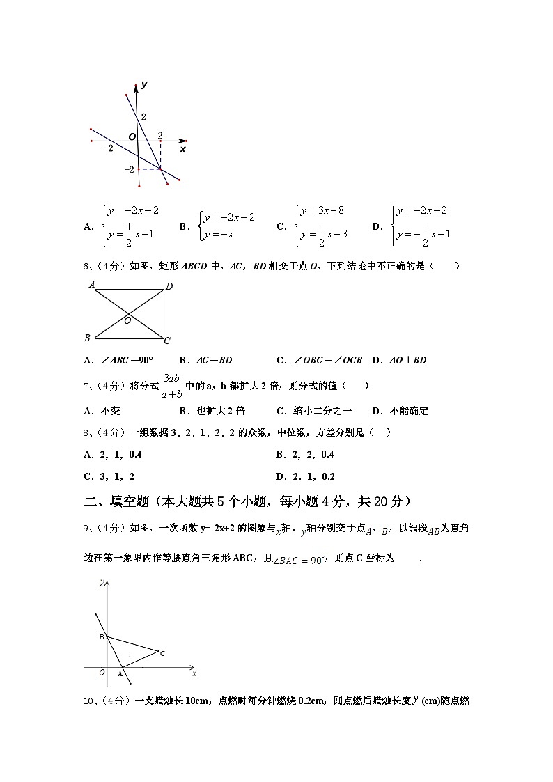 湖南省长沙市青竹湖湘一外国语学校2024-2025学年九上数学开学联考模拟试题【含答案】02