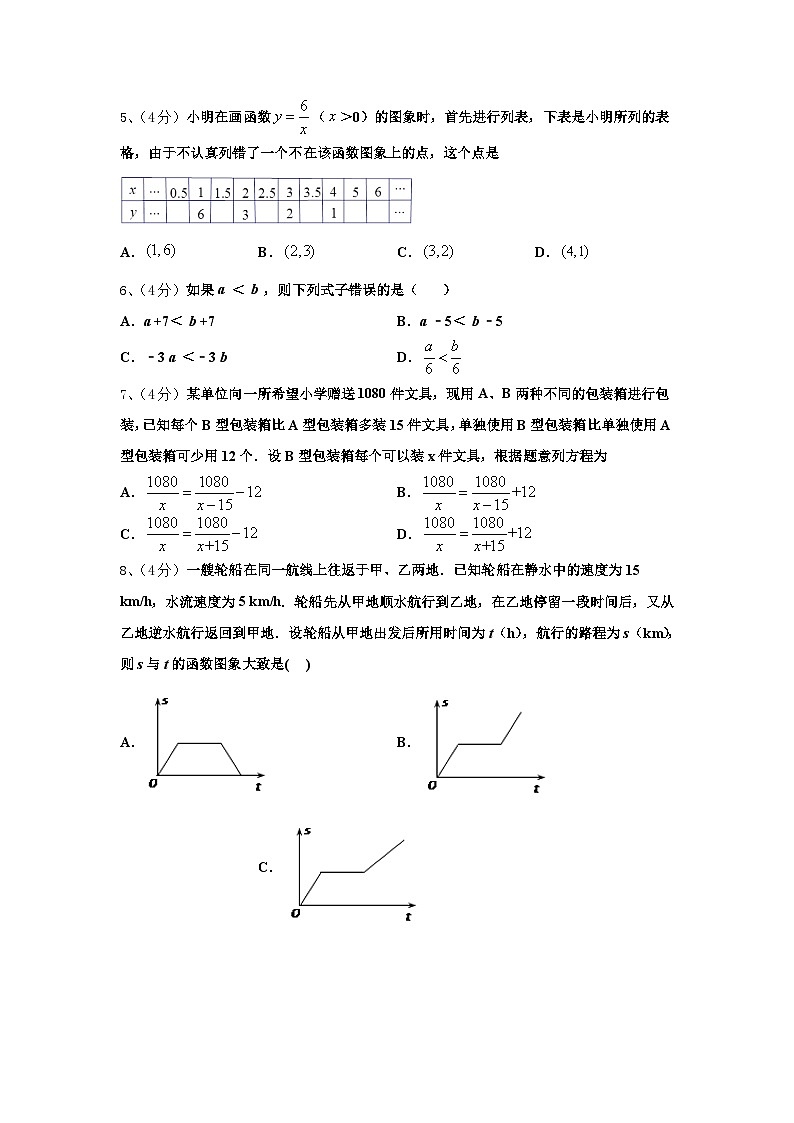 吉林省白城市通榆县2024年九上数学开学联考模拟试题【含答案】第2页