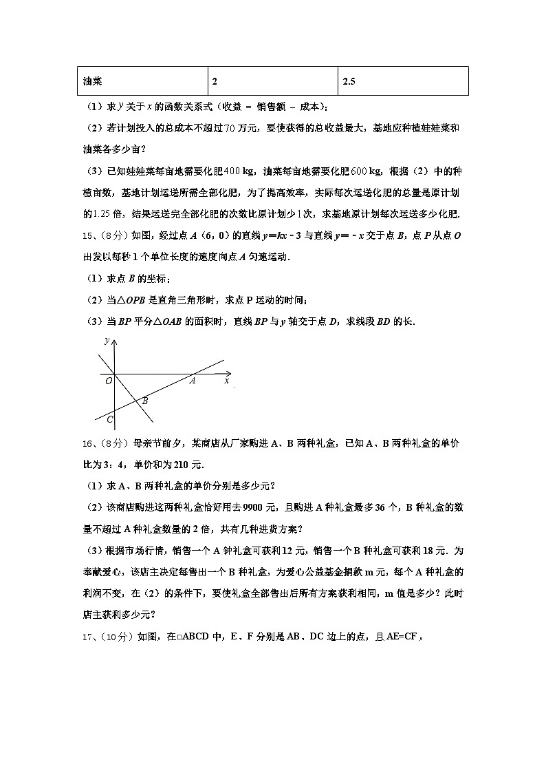 佳木斯市重点中学2024年九上数学开学质量检测试题【含答案】第3页