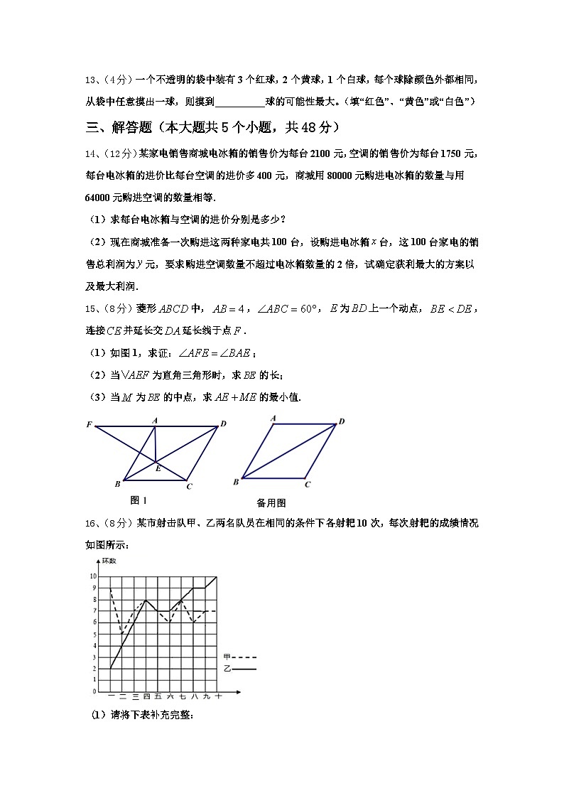 邵阳市重点中学2025届数学九上开学统考模拟试题【含答案】第3页