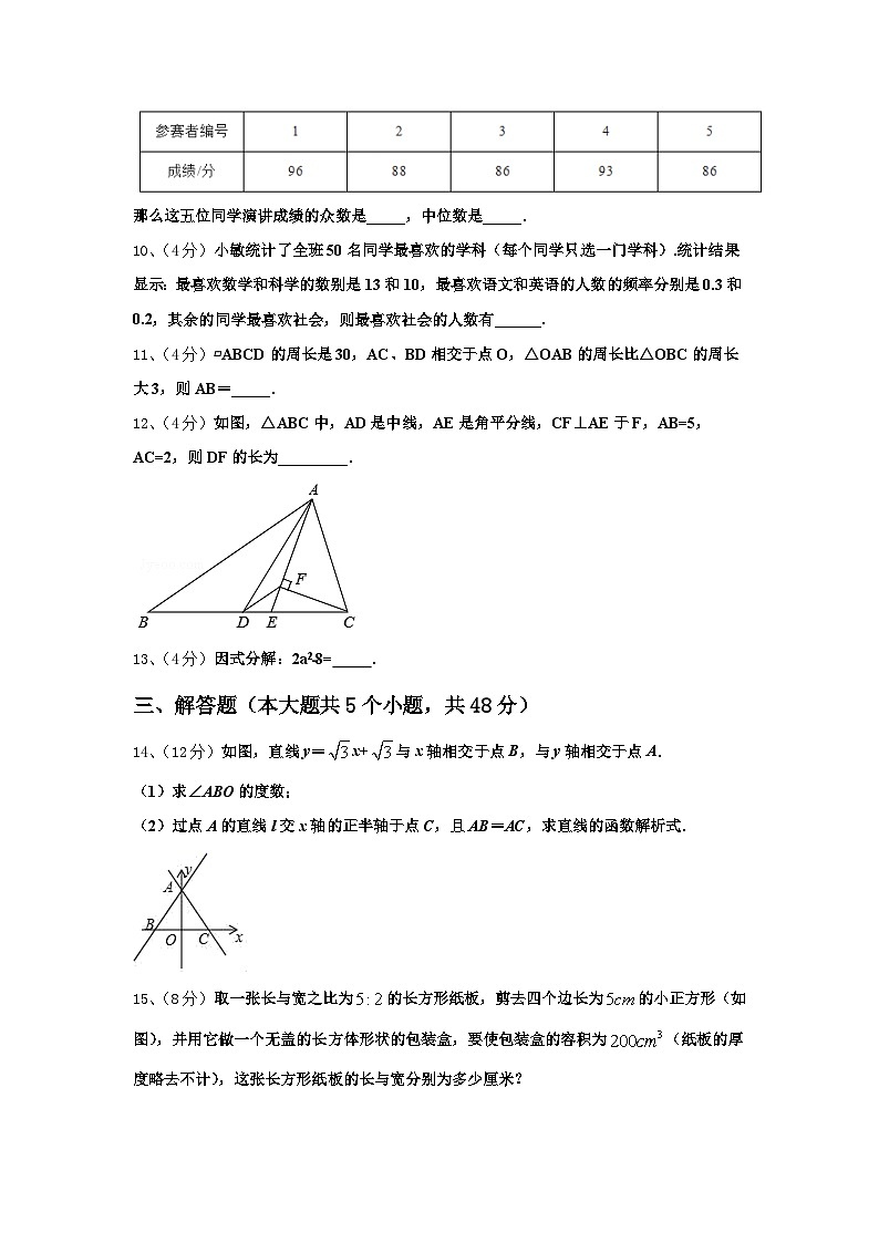 云南省曲靖市2024年数学九上开学检测模拟试题【含答案】03