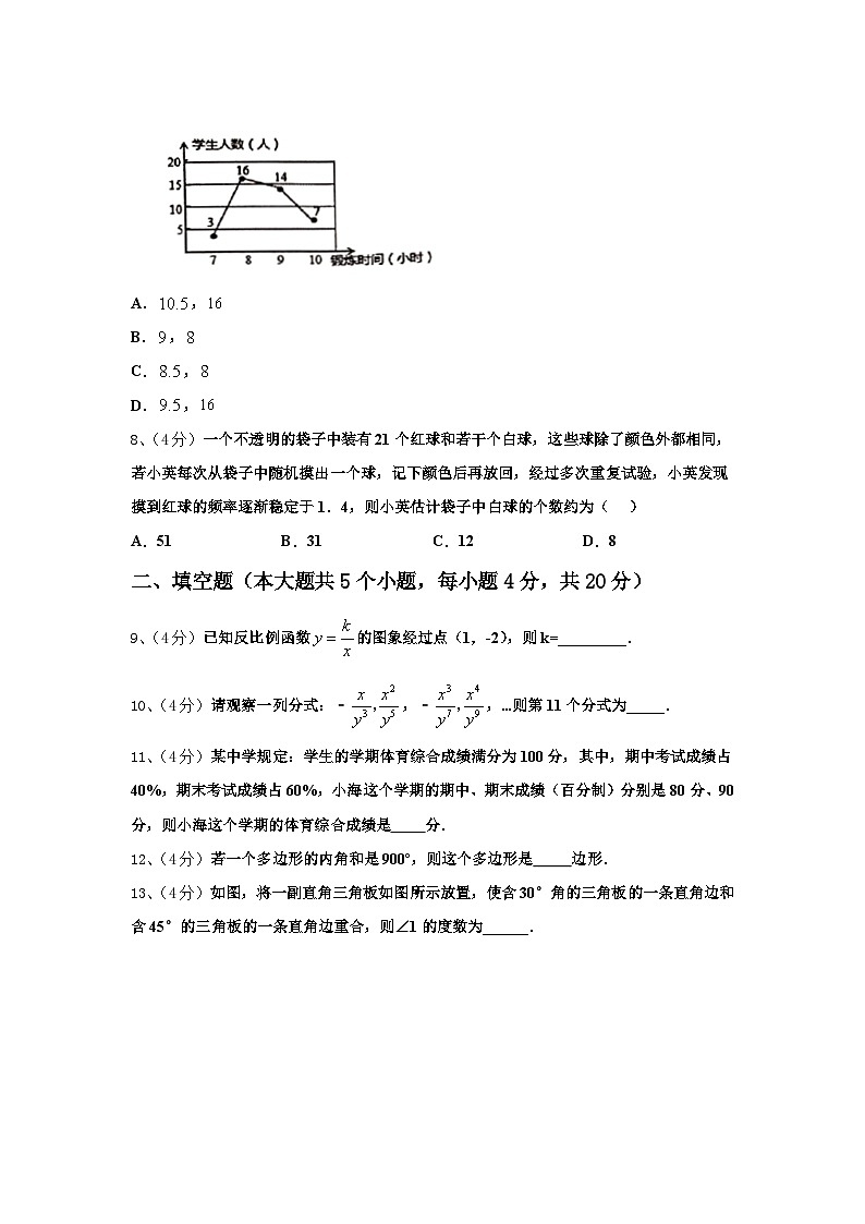 重庆实验外国语2024年九上数学开学复习检测试题【含答案】第2页