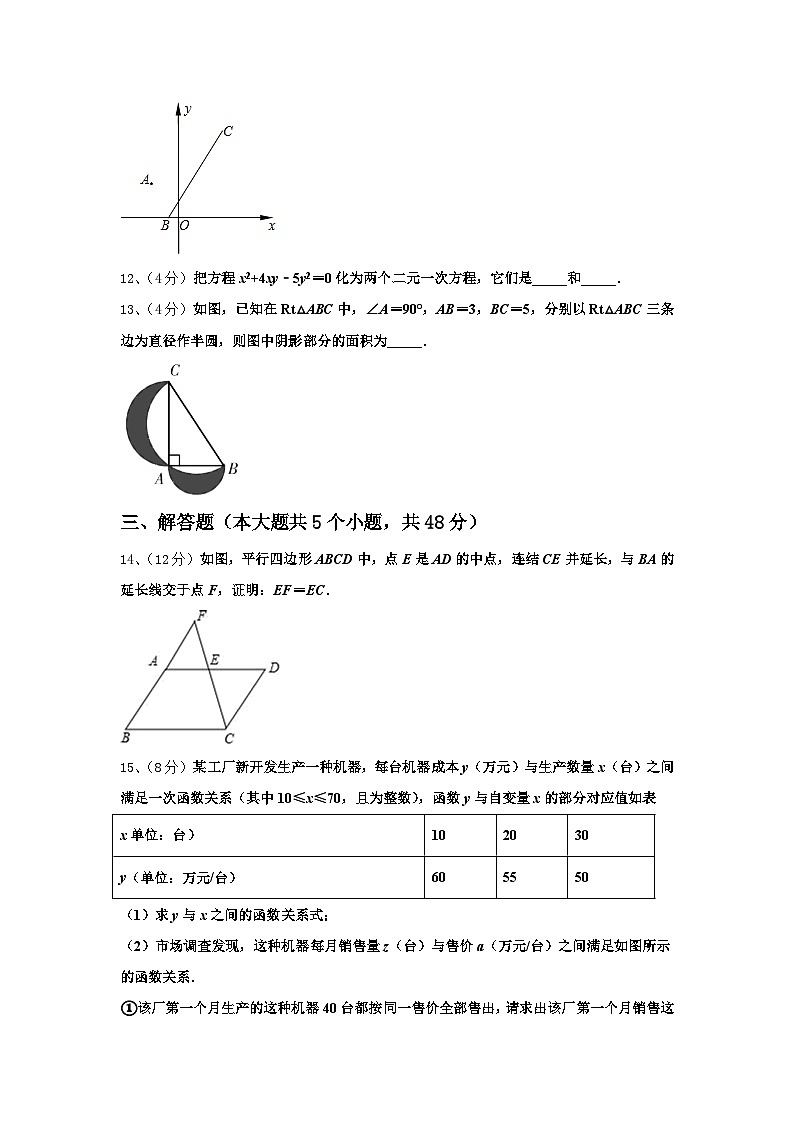 重庆市江津中学2025届九上数学开学统考模拟试题【含答案】第3页